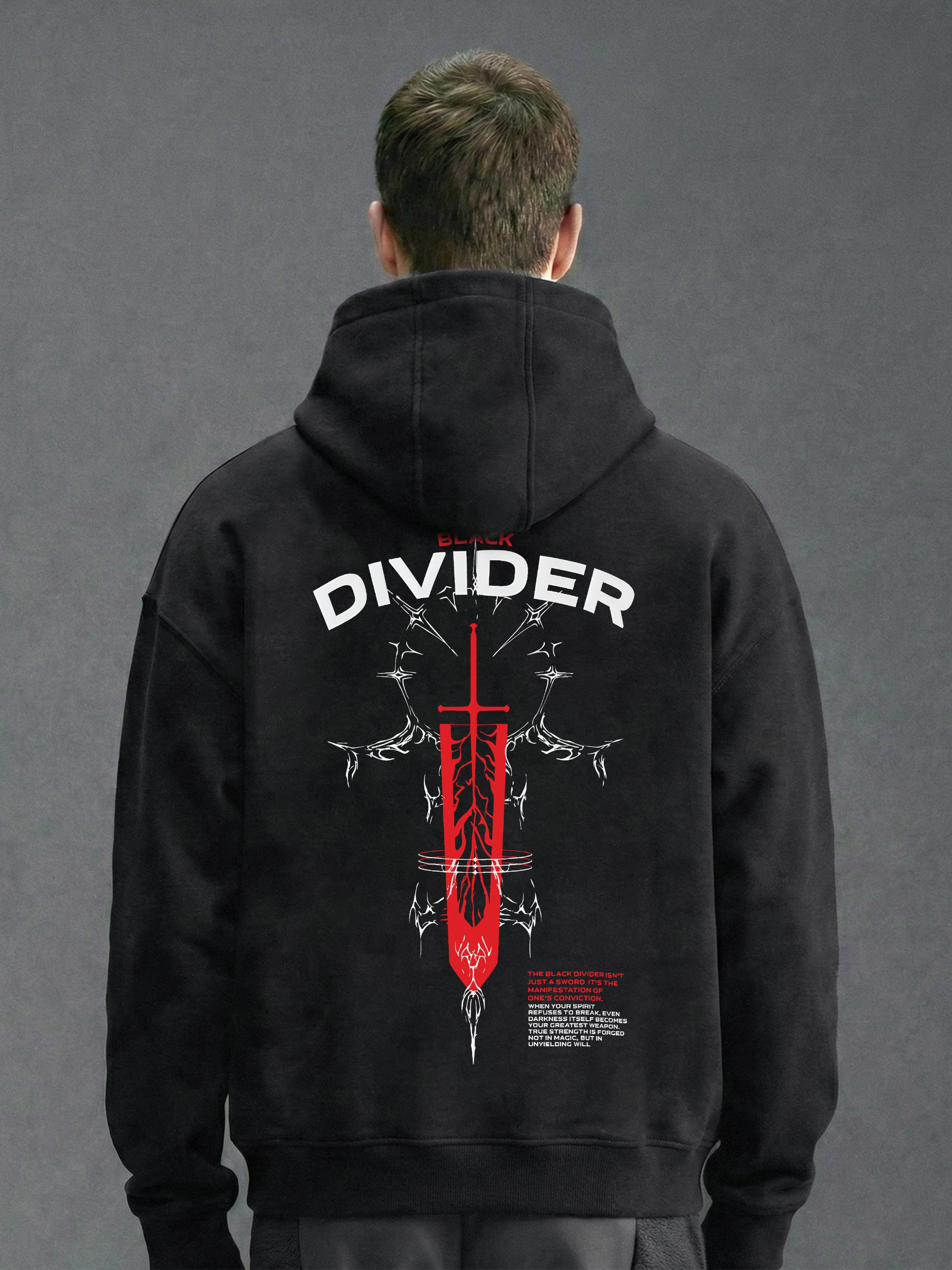 Black Divider - Black Clover - Hoodies – White Husk